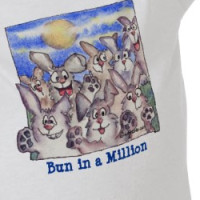 Bun in a Million Cartoon Rabbits Onesies T-shirt