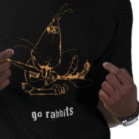 go rabbits T-shirt