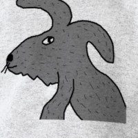 Grey Bunny Rabbit T-Shirt T-shirt