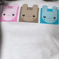 Kawaii Bunny Rabbit Trio v.02 T-shirt