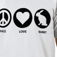 Peace Love Rabbit T-shirt