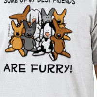 Some Of My Best Friends Are Furry T-shirt