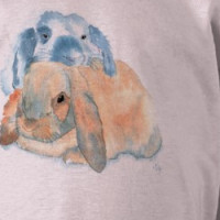 Two Rabbits T-shirt T-shirt